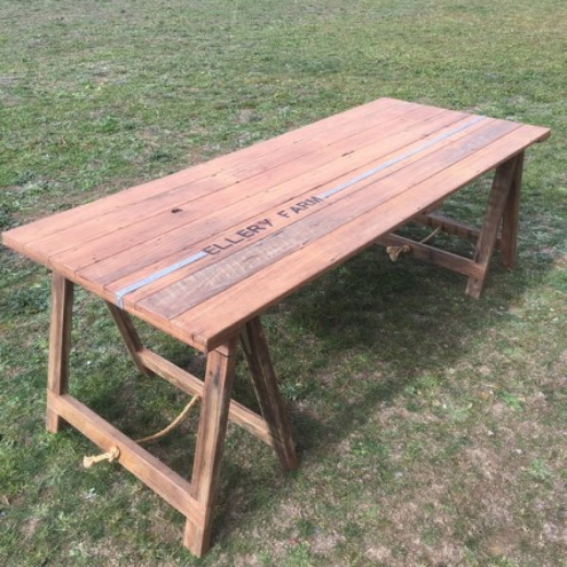 Picture of Recyled Trestle Tables